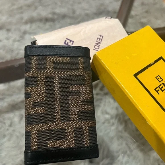 Fendi Zucca CLASSIC MONIGRAM Card Holder Key pouch BNIB - Picture 4 of 5